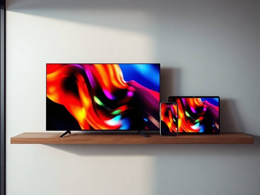 Application IPTV Multi-Device-Nutzung auf TV, Tablet und Smartphone